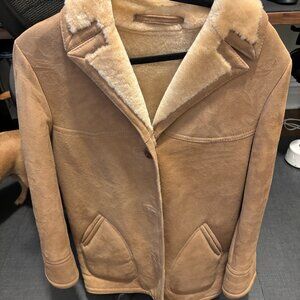 Sawyer of Napa Vintage Rancher Shearling & Suede Coat – Made in USA